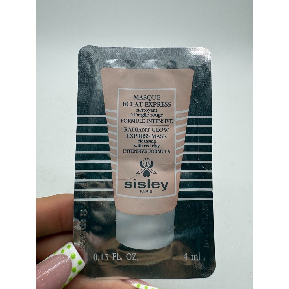 Sisley Paris Radiant Glow Express Mask with Red Clay Sample 4ml 0.13oz